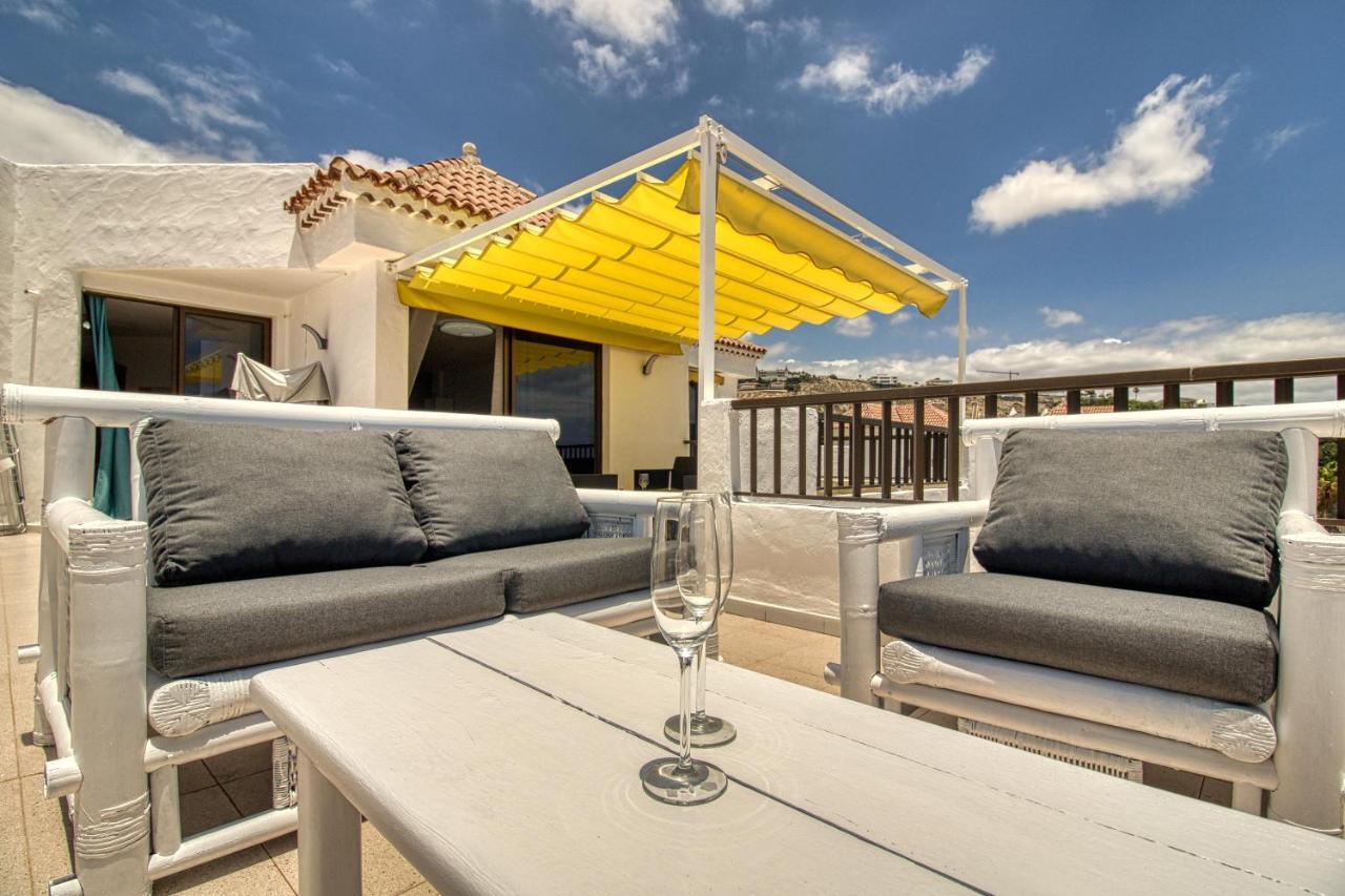 Ferienwohnung Penthouse Sea View Jacuzzy Terrace & Pool Playa Feñabe Exterior foto