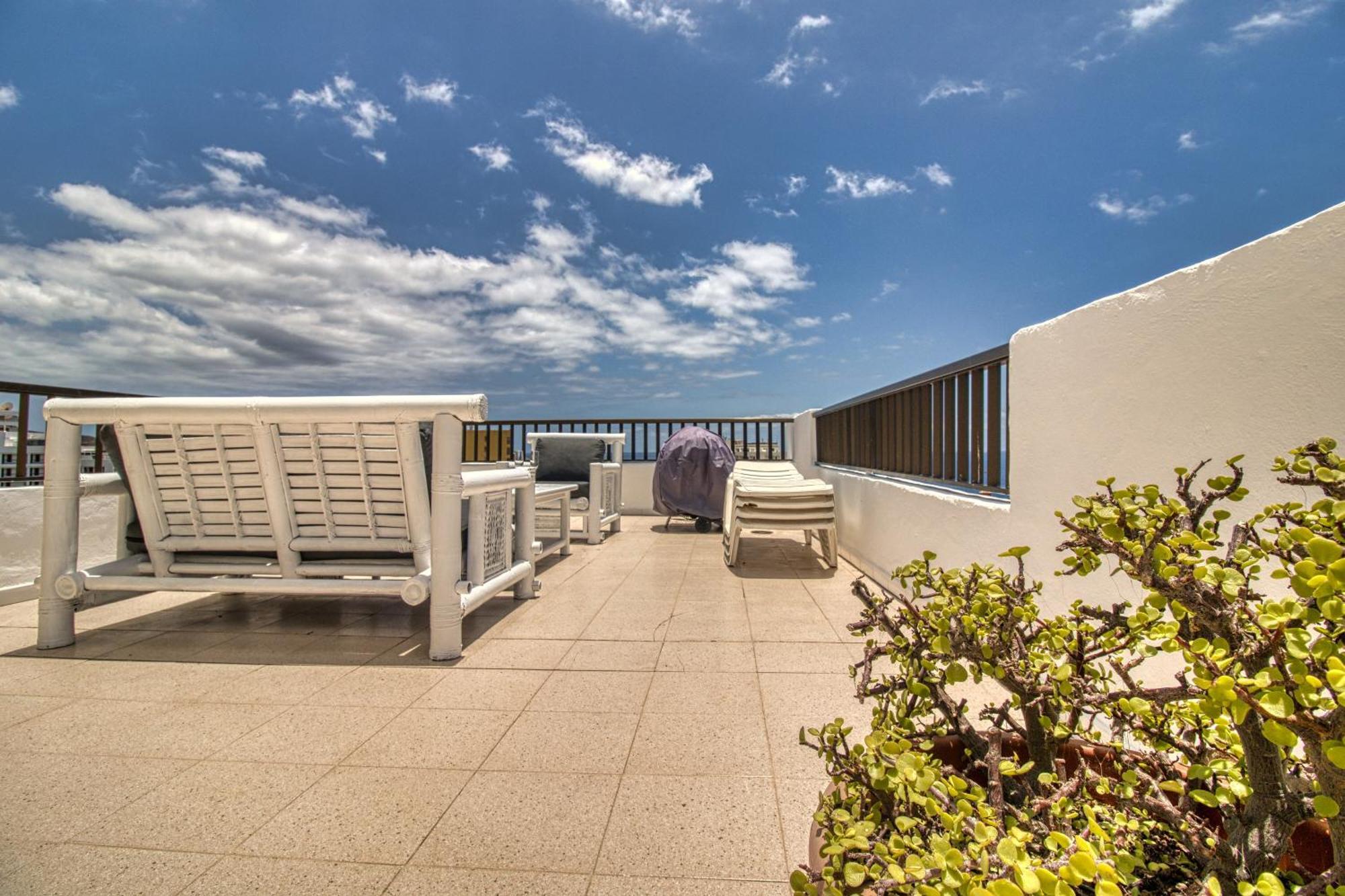 Ferienwohnung Penthouse Sea View Jacuzzy Terrace & Pool Playa Feñabe Exterior foto