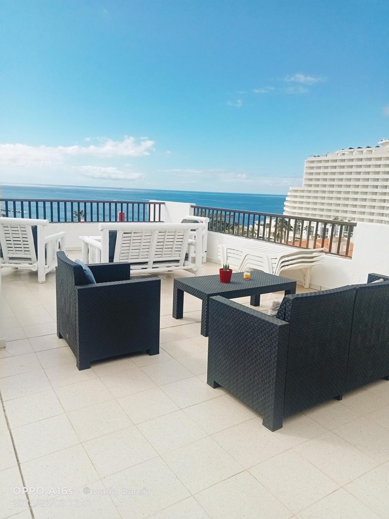 Ferienwohnung Penthouse Sea View Jacuzzy Terrace & Pool Playa Feñabe Exterior foto