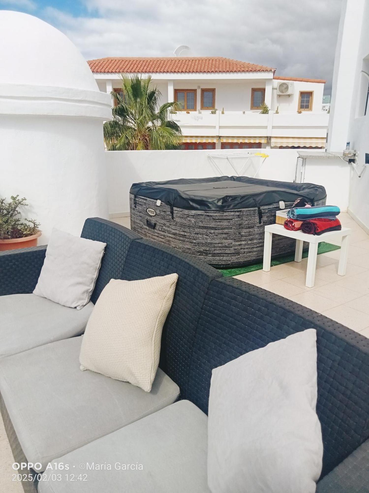 Ferienwohnung Penthouse Sea View Jacuzzy Terrace & Pool Playa Feñabe Exterior foto